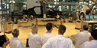 Besichtigung der gl�sernen Manufaktur in Dresden im April 2008