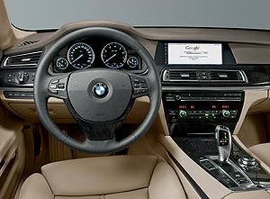 BMW 7er, Modell F01, freier Internetzugang mit BMW ConnectedDrive