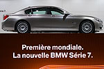 Weltpremiere der neuen BMW 7er-Reihe auf dem Pariser Autosalon